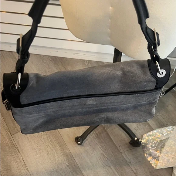 Tiffany & Co. - Vintage Gray Suede Bag - Made in Italy - Picture 15 of 17